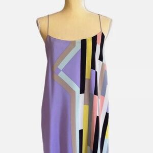 Tibi New York Collection 2012 Silk Slip Dress Arizona Print Size 4